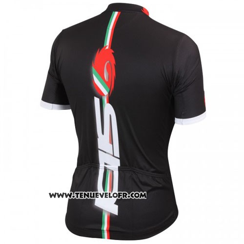 2014 Maillot Ciclismo Castelli SIDI Rouge et Noir Manches Courtes et Cuissard